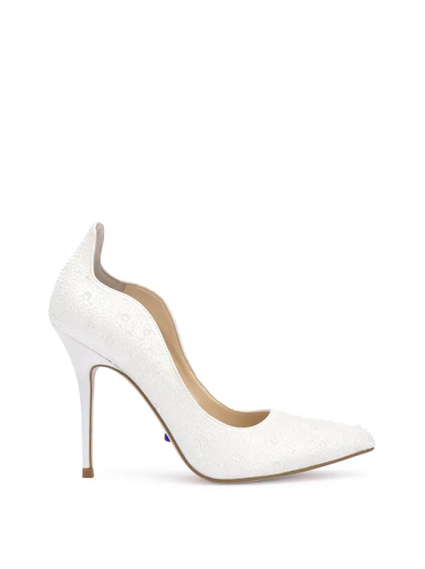 Wayva High Heel in Bridal White sold by Jessica Simpson