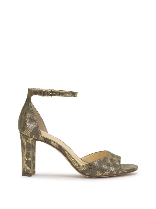 Luxcilla High Heel in Golden Leopard sold by Jessica Simpson