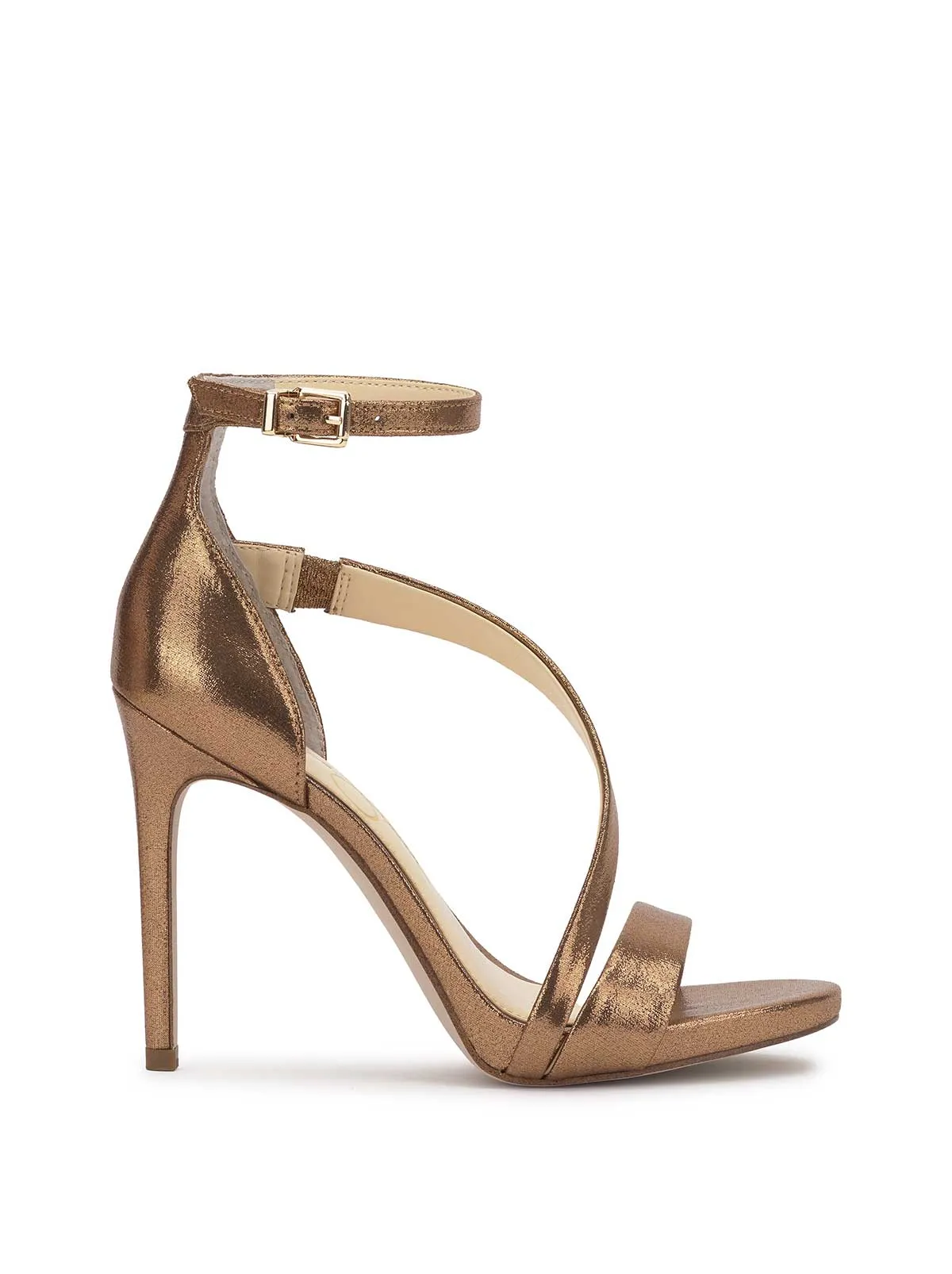Rayli High Heel Sandal in Bronze sold by Jessica Simpson