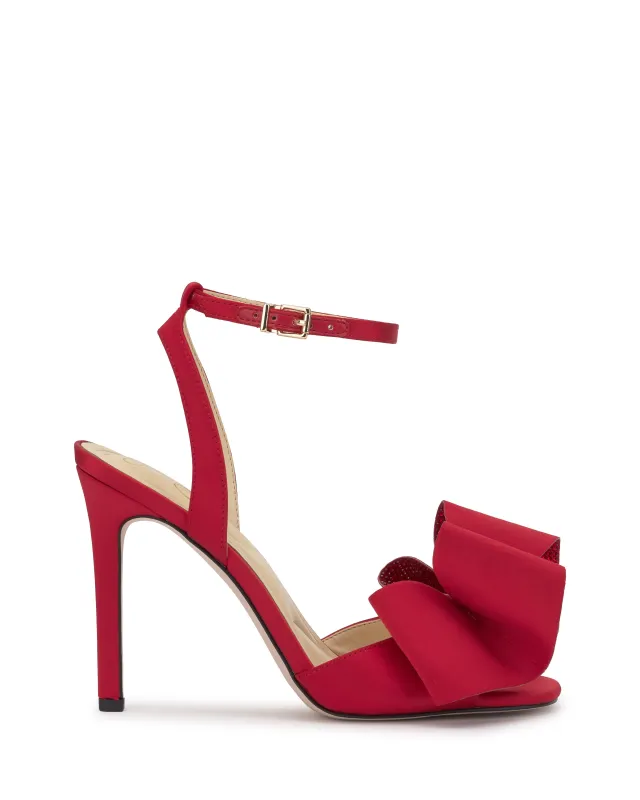 Olivine High Heel in Sparkle Red Muse sold by Jessica Simpson