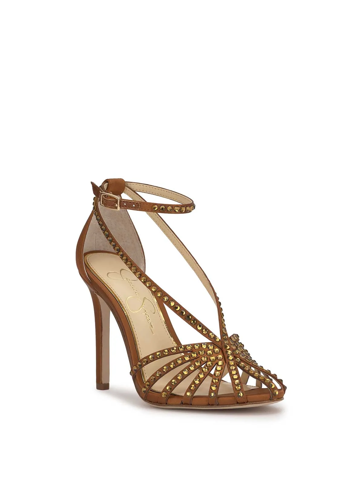 Jittale High Heel in Golden Copper sold by Jessica Simpson product image thumbnail 4
