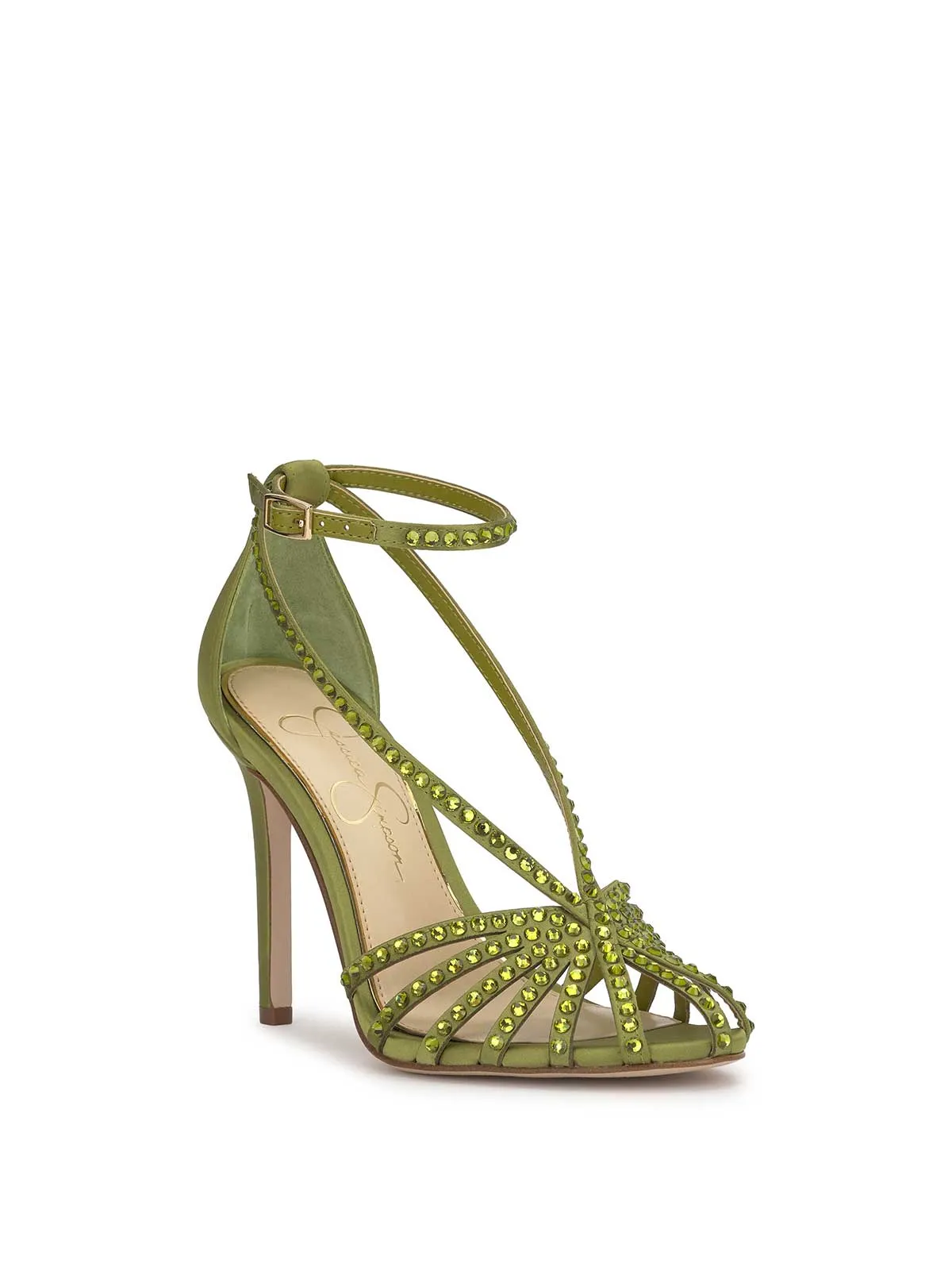 Jittale High Heel in Botanical Green sold by Jessica Simpson product image thumbnail 4