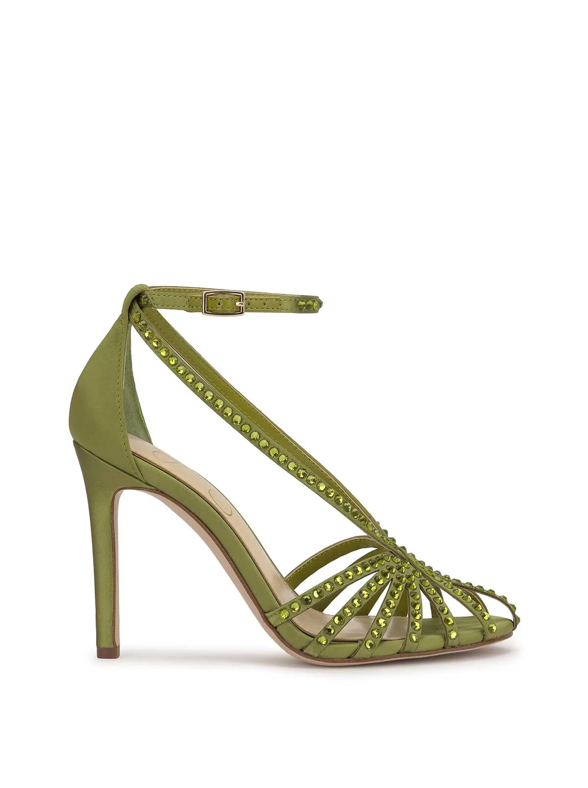 Jittale High Heel in Botanical Green sold by Jessica Simpson
