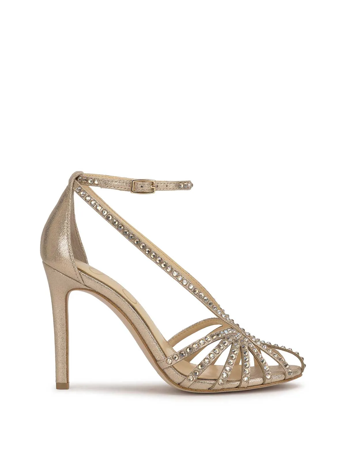 Jittale High Heel in Champagne sold by Jessica Simpson
