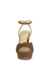 Immie Platform Sandal in Safari Brown sold by Jessica Simpson