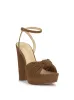 Immie Platform Sandal in Safari Brown sold by Jessica Simpson