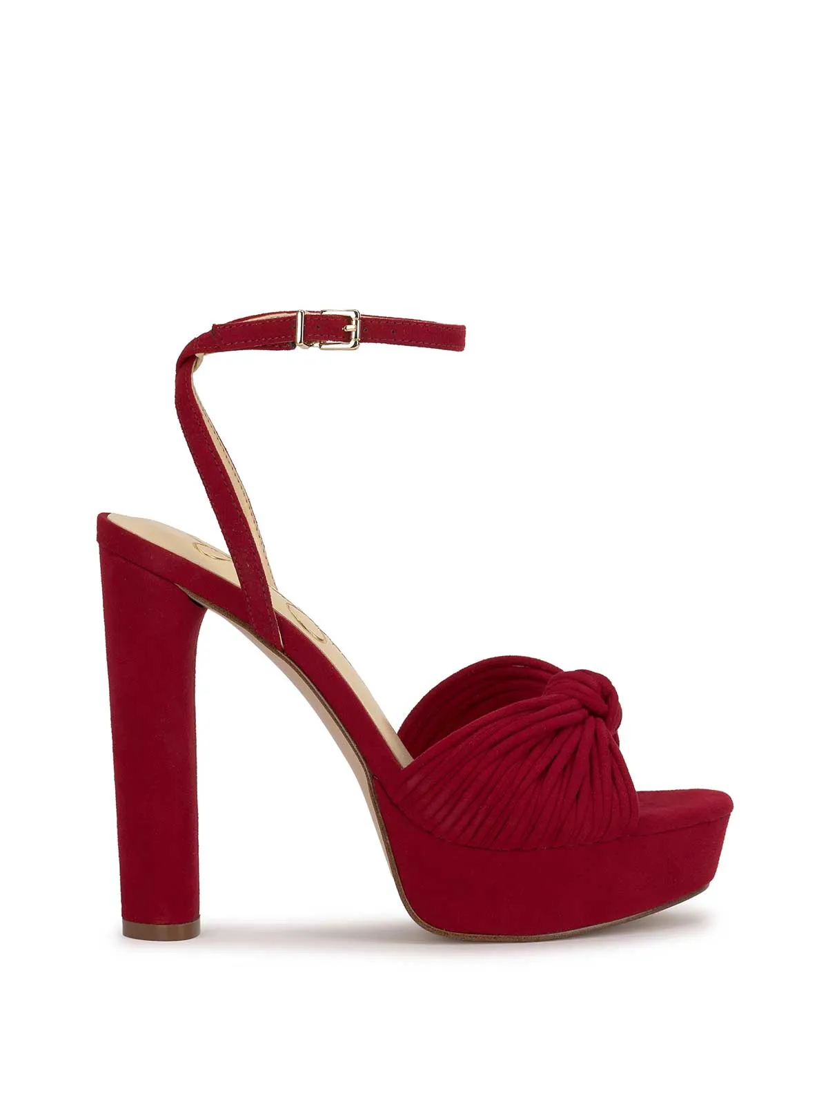 Immie Platform Sandal in Chili Pepper sold by Jessica Simpson