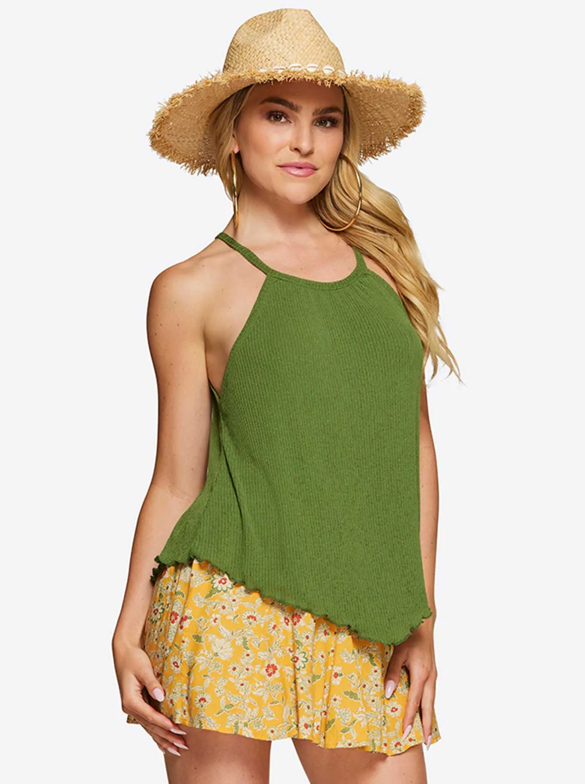 Codie Tank in Vineyard Green sold by Jessica Simpson product image thumbnail 2