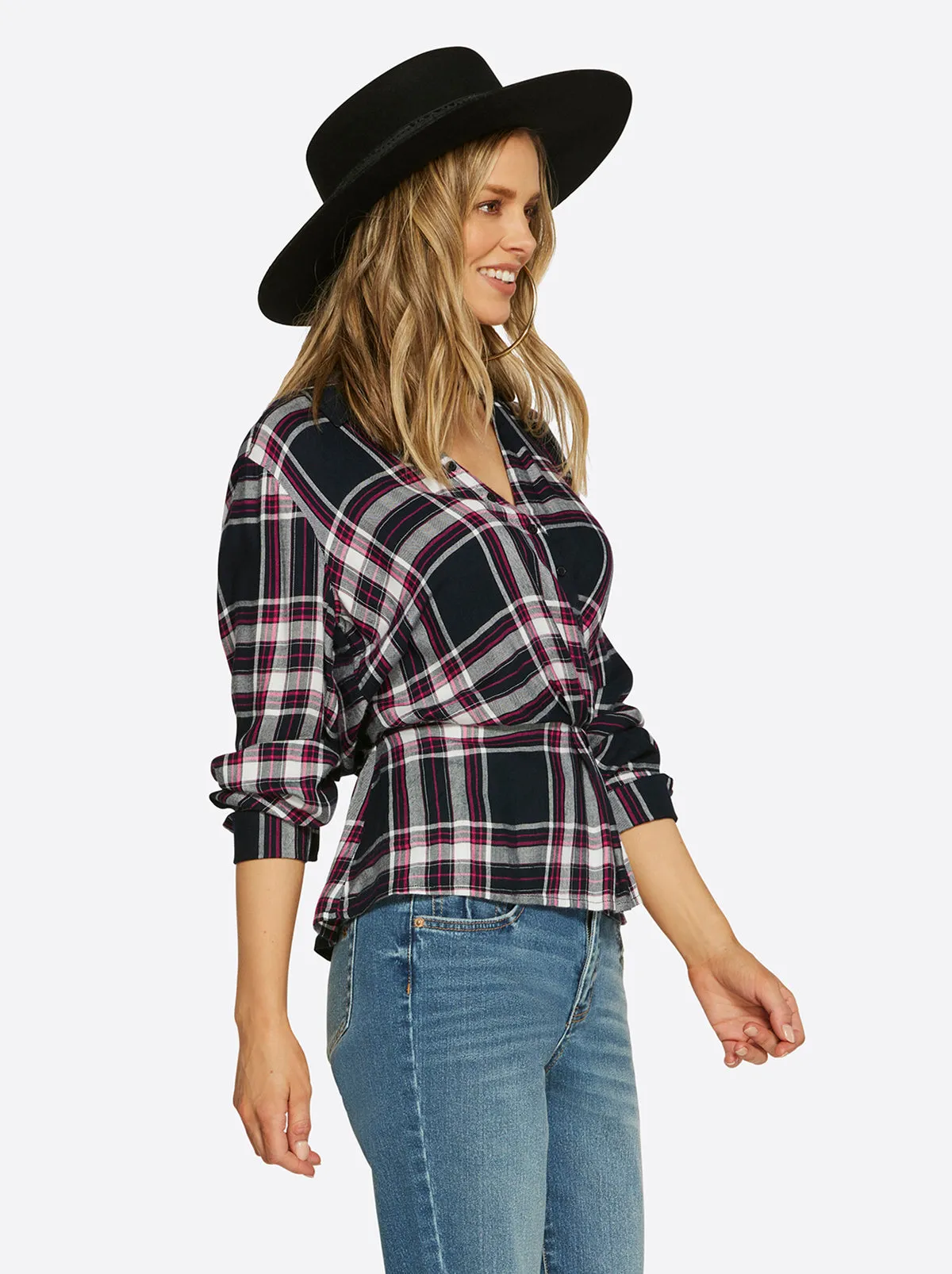 Gillian Top in Bakers Plaid sold by Jessica Simpson product image thumbnail 2