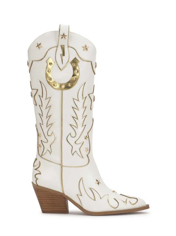 Zembitti Boot in Bright White sold by Jessica Simpson