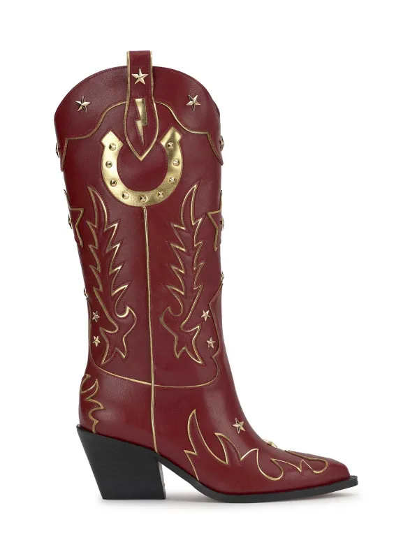 Zembitti Boot in Chili Pepper sold by Jessica Simpson