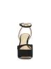 Lirio Platform Sandal in Black Suede sold by Jessica Simpson