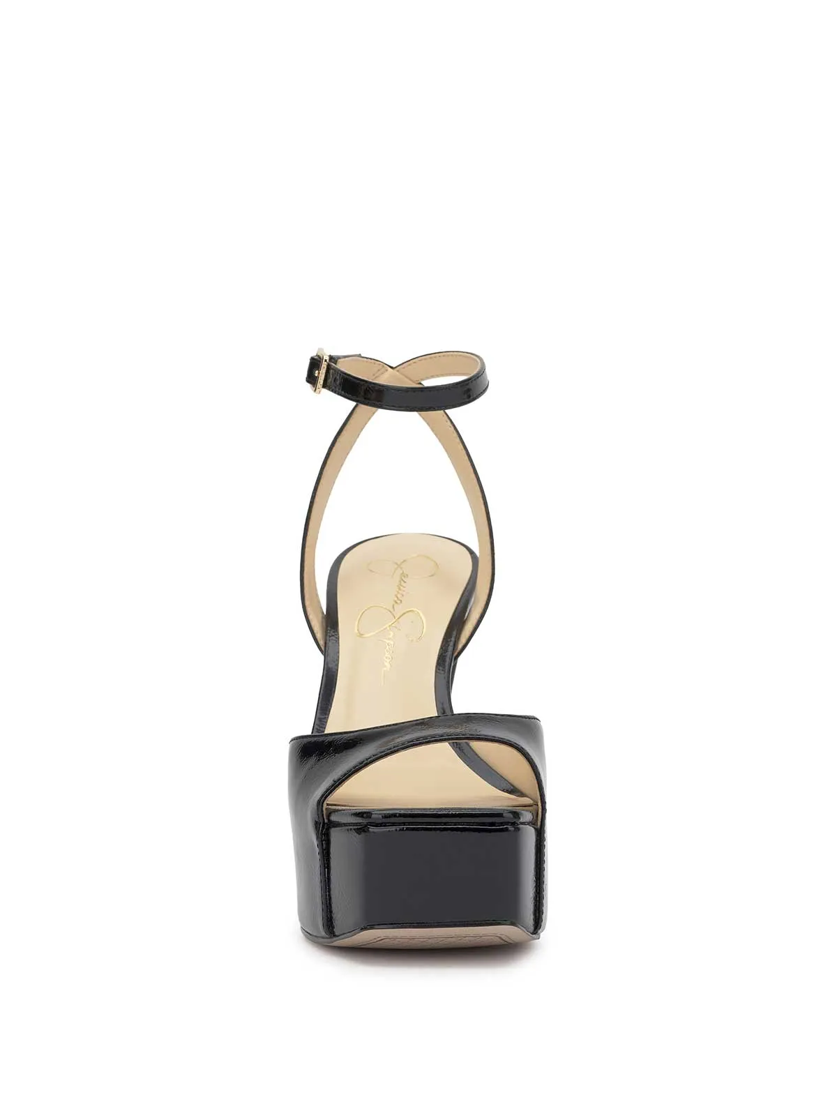 Lirio Platform Sandal in Black Patent sold by Jessica Simpson product image thumbnail 2