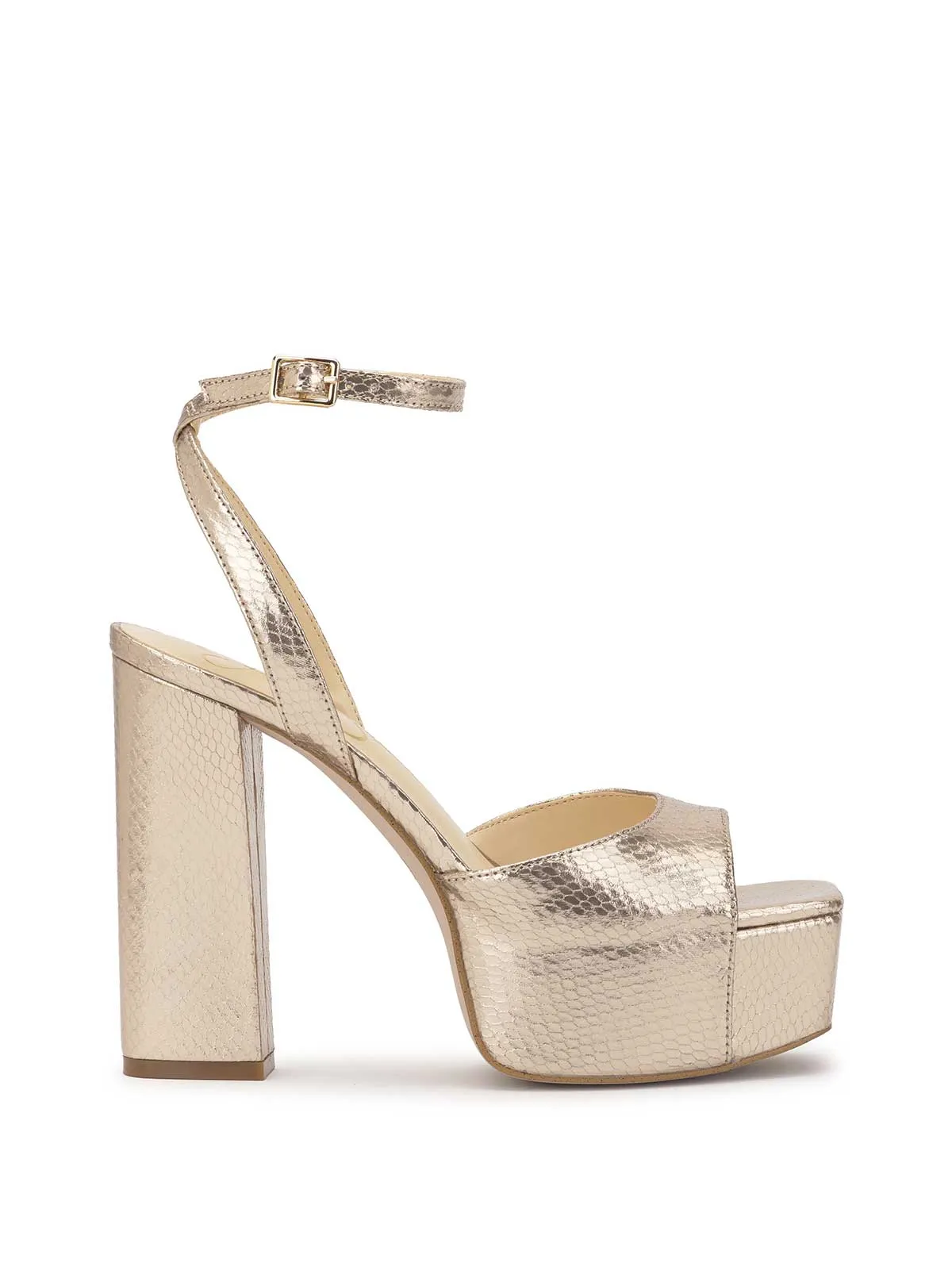 Lirio Platform Sandal in Champagne sold by Jessica Simpson