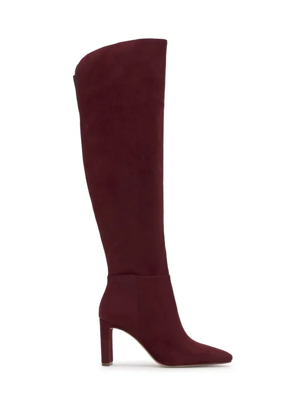 Sussta Over The Knee Boot in Dark Cherry sold by Jessica Simpson