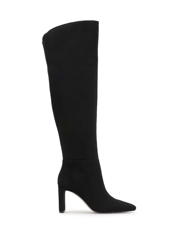 Sussta Over The Knee Boot in Black Suede sold by Jessica Simpson