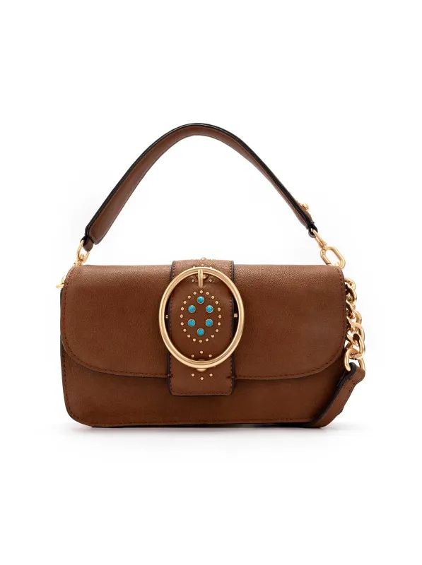 Cadence Crossbody in Luggage sold by Jessica Simpson