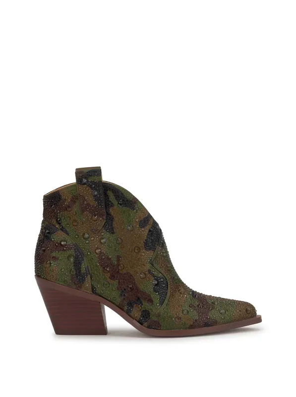 Zadie Bootie in Forest Camo sold by Jessica Simpson