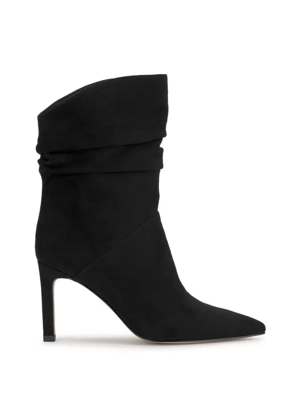 Elisti Scrunch Bootie in Black Suede sold by Jessica Simpson