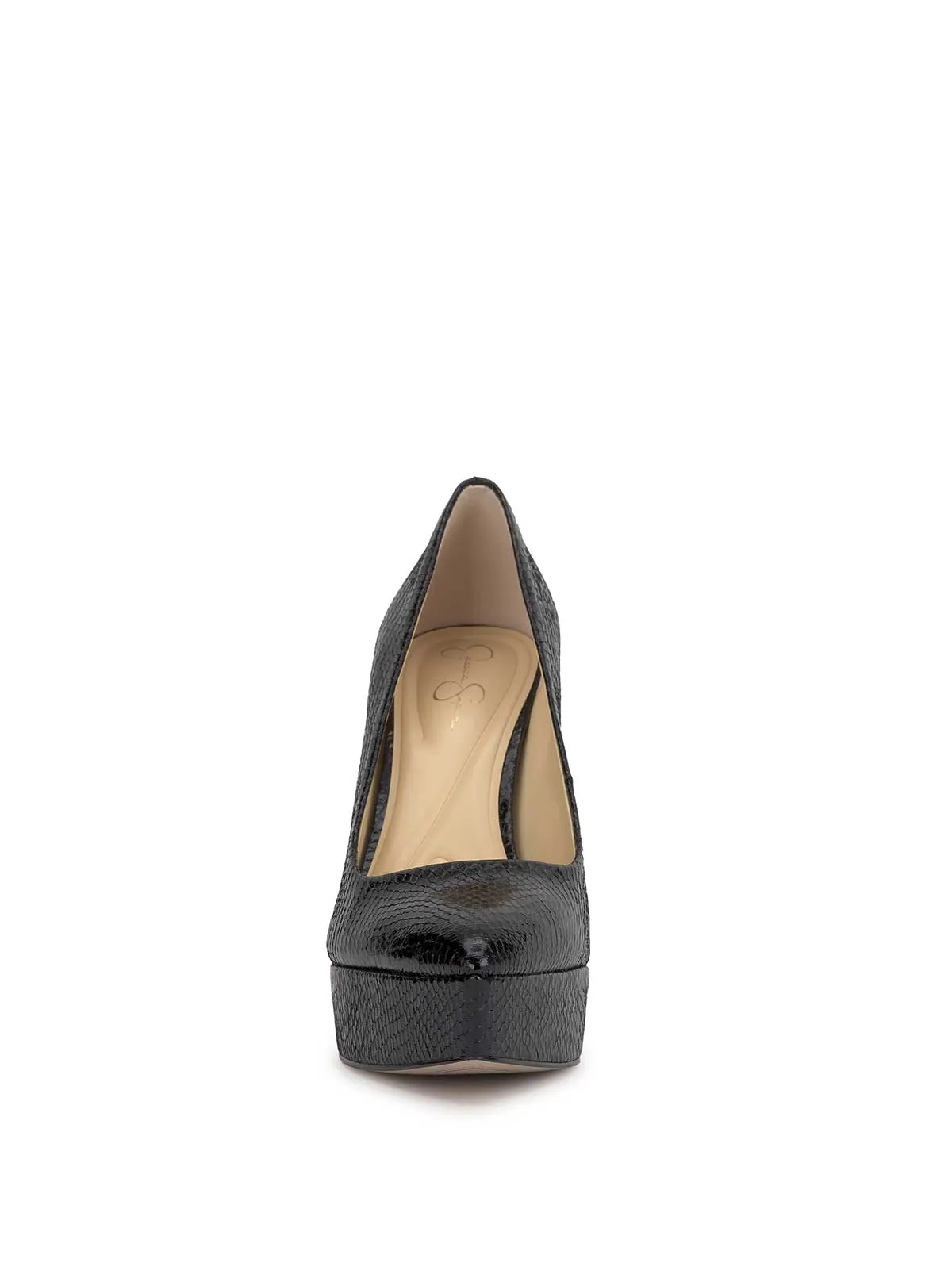 Sinelia Platform Pump in Black Snake sold by Jessica Simpson product image thumbnail 2