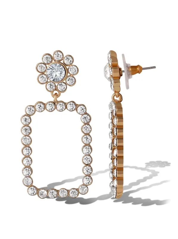 Daisy Drop Crystal Statement Earrings sold by Jessica Simpson