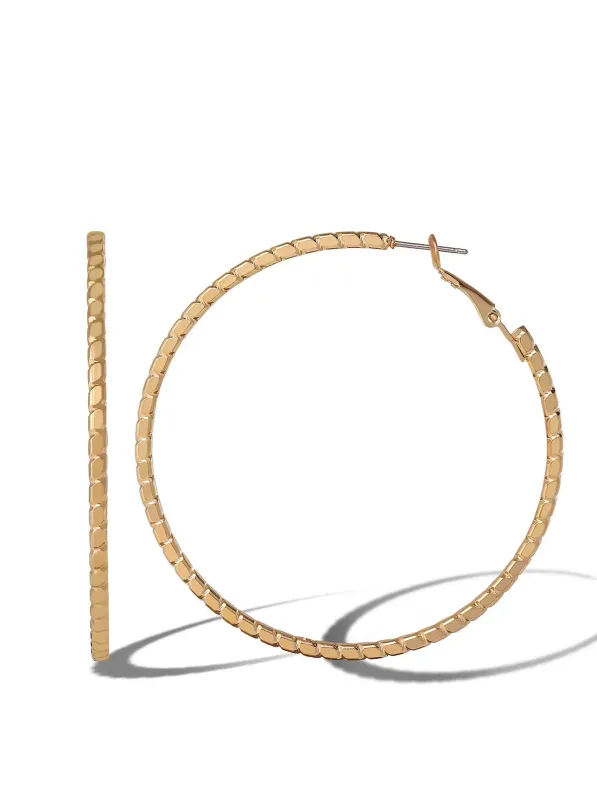 Textured Hoop Earrings sold by Jessica Simpson