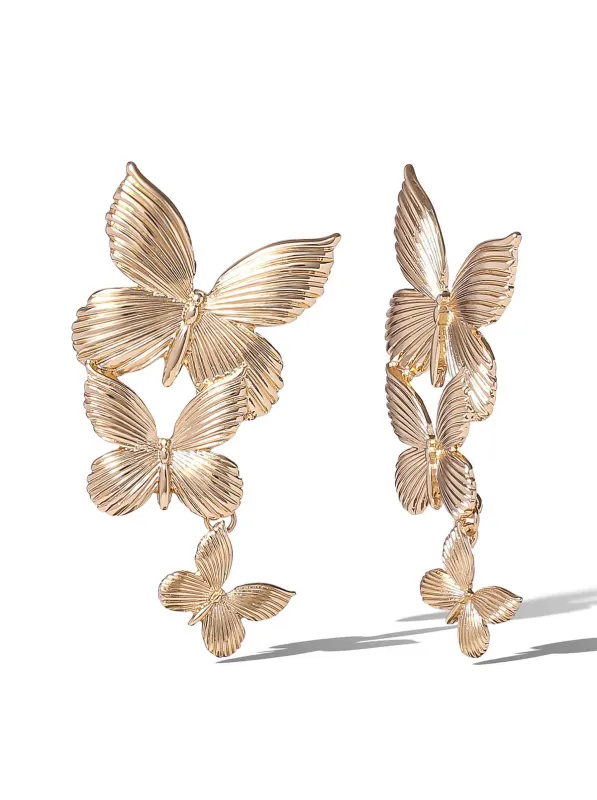 Cascading Butterfly Statement Earrings sold by Jessica Simpson