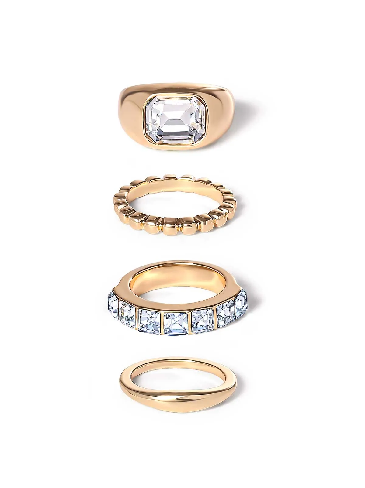 Gold 4 Piece Ring Set sold by Jessica Simpson