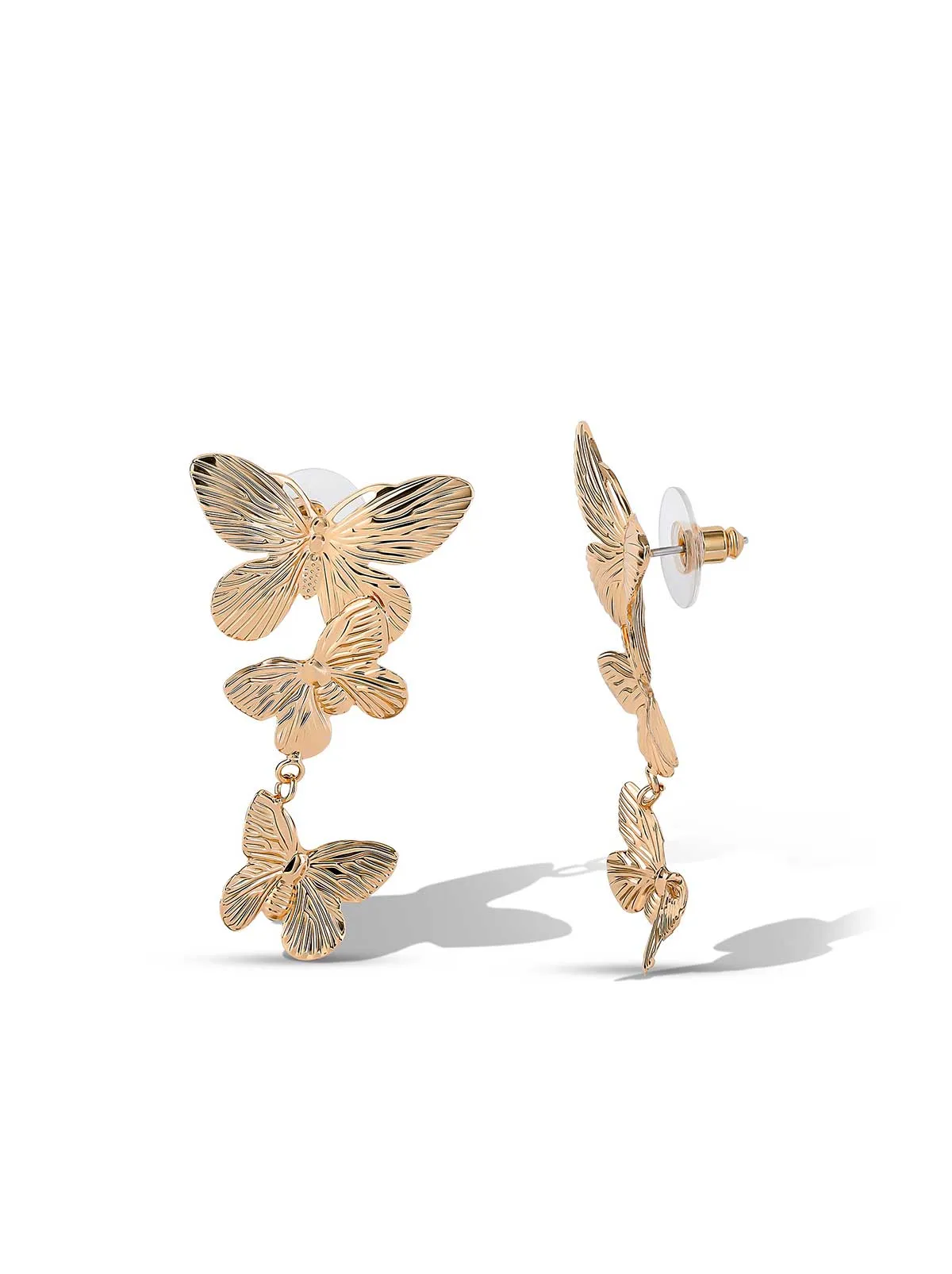 Cascading Butterfly Drop Earrings sold by Jessica Simpson product image thumbnail 2