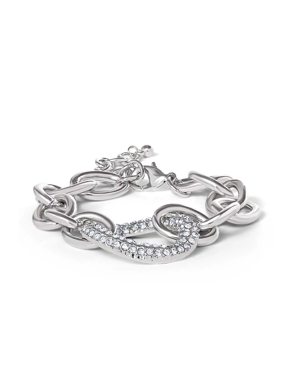 Bold Silver Link Bracelet sold by Jessica Simpson product image thumbnail 2