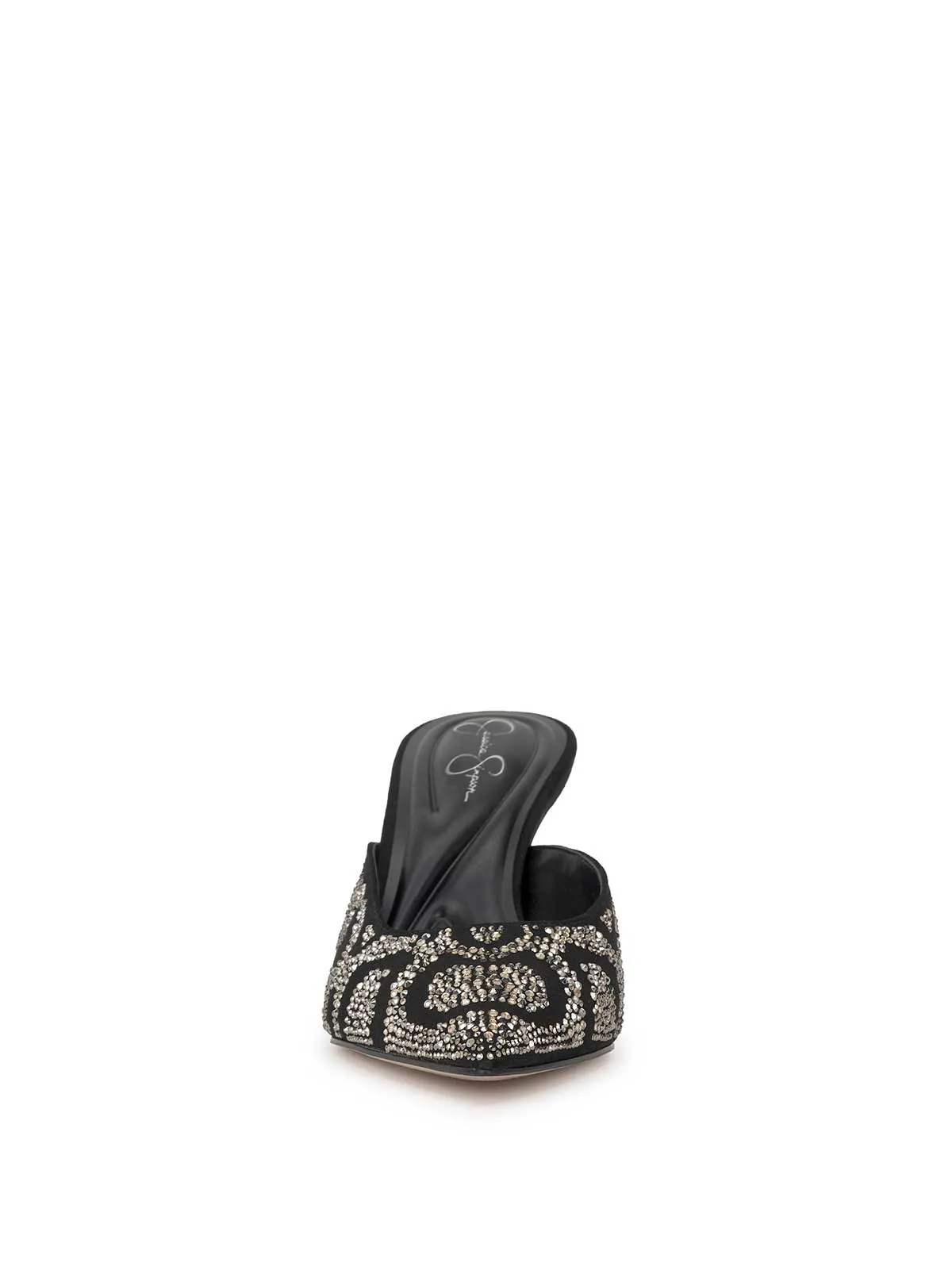 Xia Pointed-Toe Mule in Embellished Black sold by Jessica Simpson product image thumbnail 2