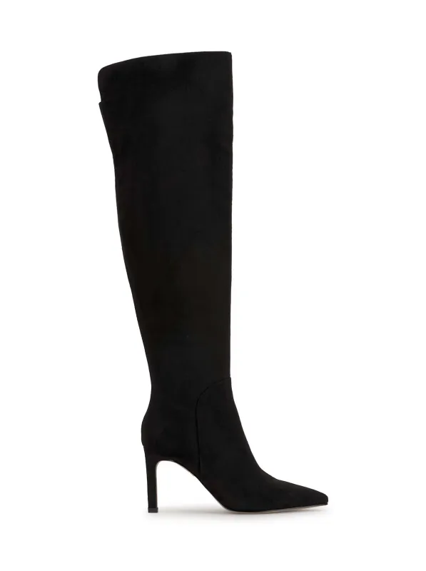 Earon Over The Knee Boot in Black Suede sold by Jessica Simpson