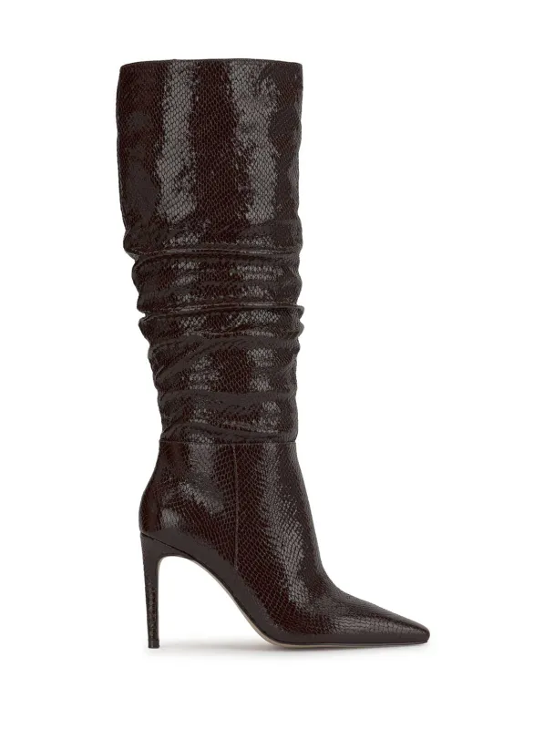 Ohena Slouch Knee Boot in Dark Truffle sold by Jessica Simpson