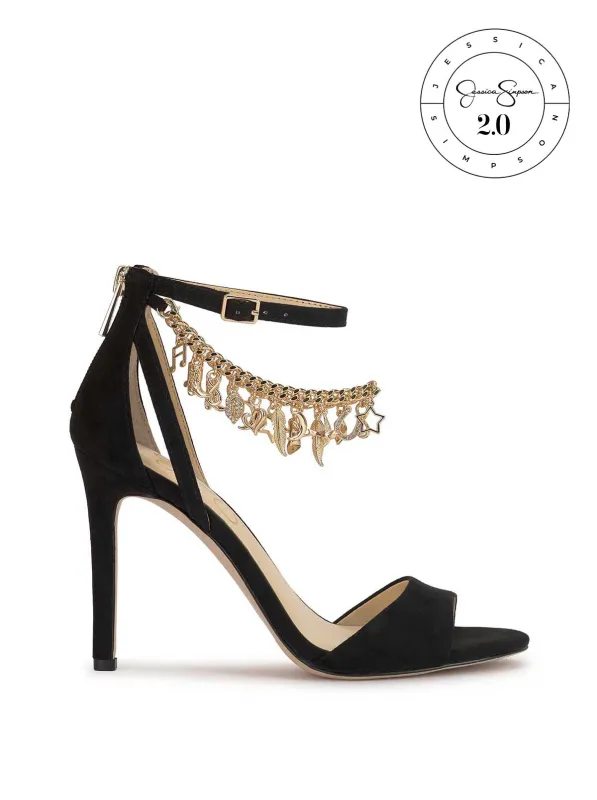 Jessica Simpson 2.0 Jetser High Heel Sandal in Black sold by Jessica Simpson