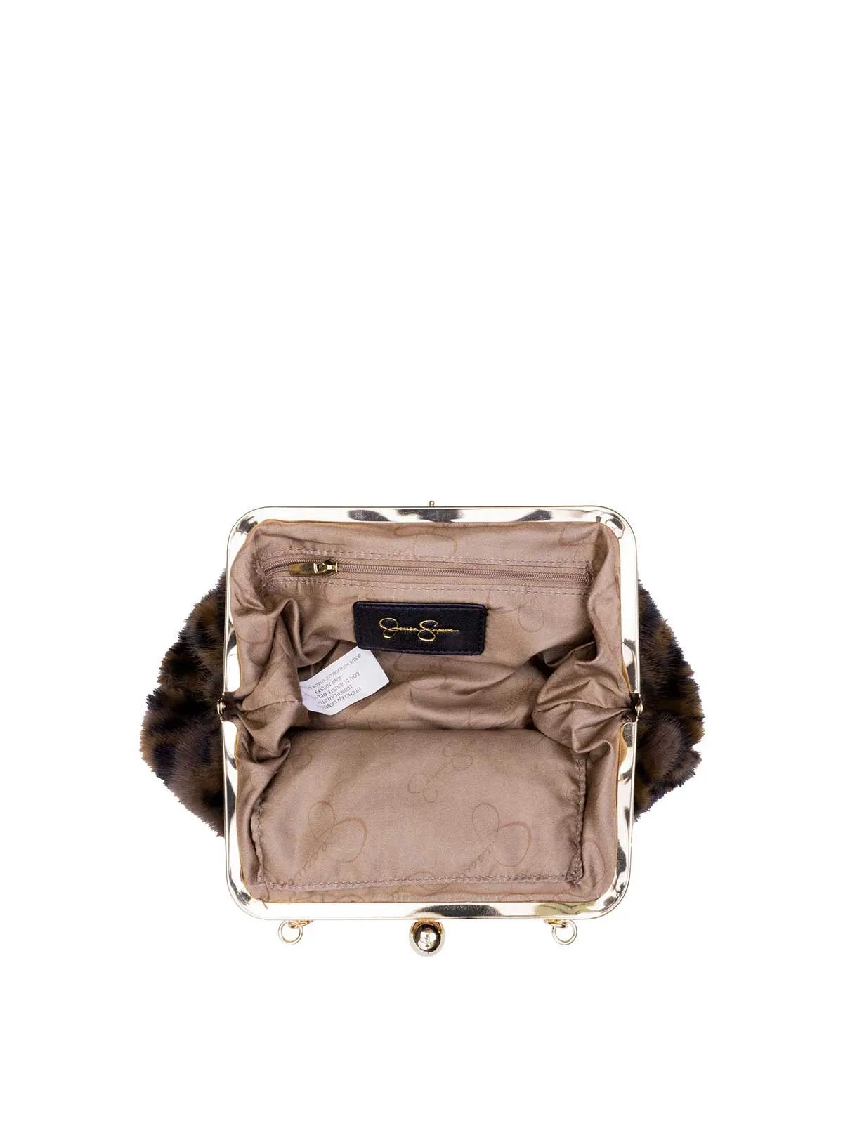 Jessica Simpson 2.0 Zoe Frame Clutch in Leopard sold by Jessica Simpson product image thumbnail 4