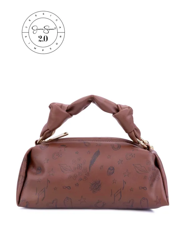 Jessica Simpson 2.0 Mila Shoulder Bag in in Golden Oak sold by Jessica Simpson