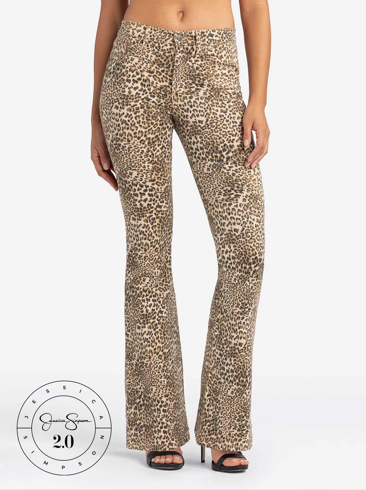Jessica Simpson 2.0 Stevie Flare Jeans in Seedpearl sold by Jessica Simpson