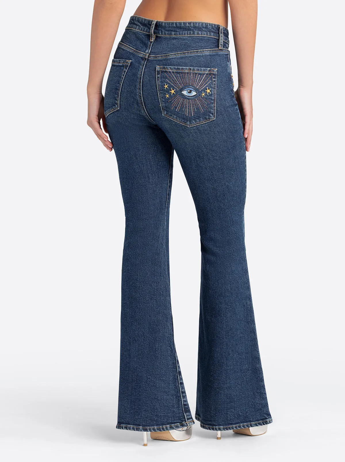 Jessica Simpson 2.0 Stevie Flare Jeans in Milton sold by Jessica Simpson product image thumbnail 3