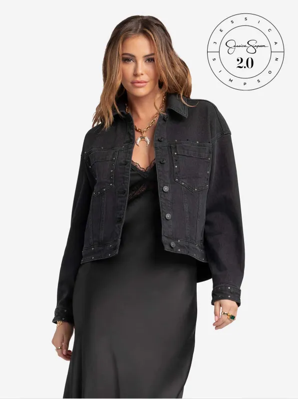 Jessica Simpson 2.0 Trucker Jacket in Luminous sold by Jessica Simpson