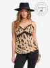 Jessica Simpson 2.0 Emmy Lace Trim Cami in Animal Print sold by Jessica Simpson