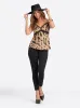 Jessica Simpson 2.0 Emmy Lace Trim Cami in Animal Print sold by Jessica Simpson