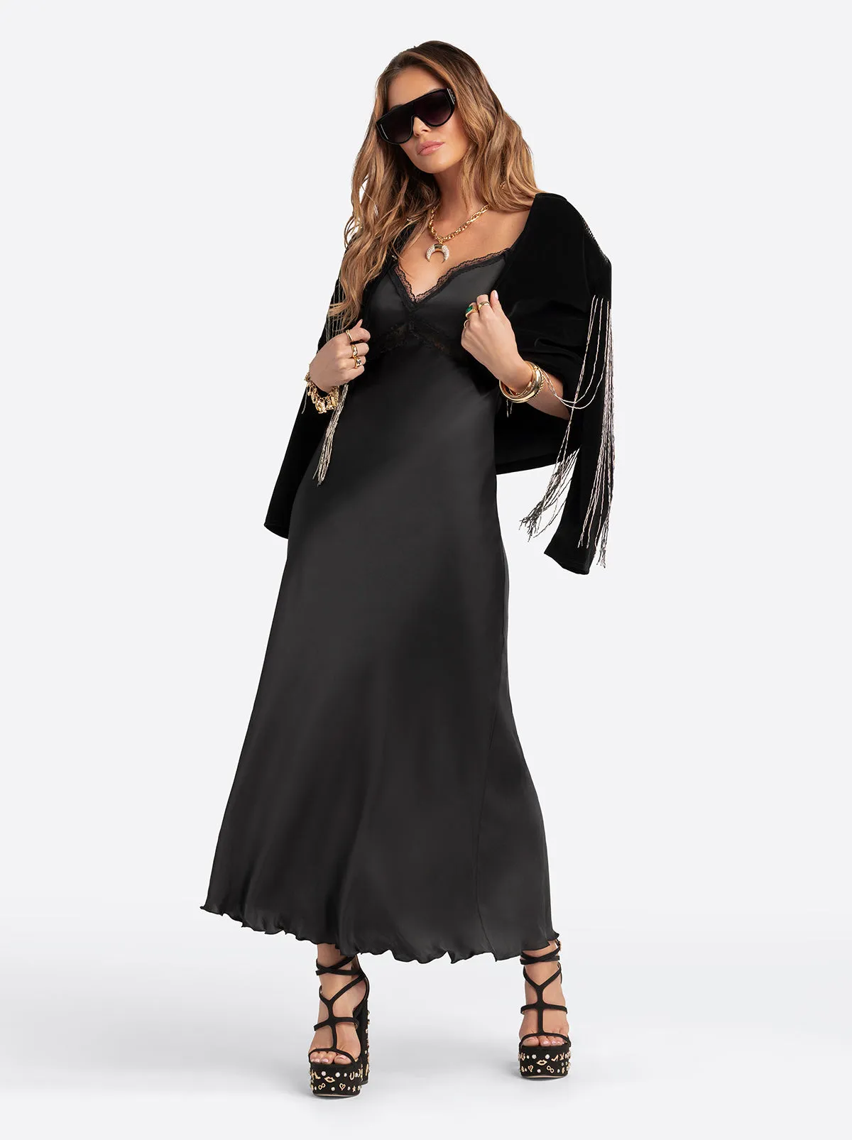 Jessica Simpson 2.0 Bias Dress in Black sold by Jessica Simpson product image thumbnail 5