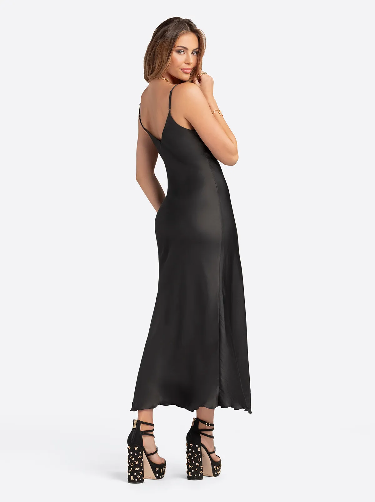Jessica Simpson 2.0 Bias Dress in Black sold by Jessica Simpson product image thumbnail 4