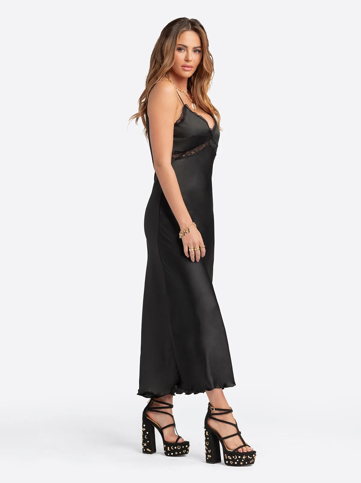 Jessica Simpson 2.0 Bias Dress in Black sold by Jessica Simpson product image thumbnail 2