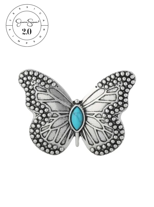 Jessica Simpson 2.0 Butterfly Turquoise Brooch sold by Jessica Simpson