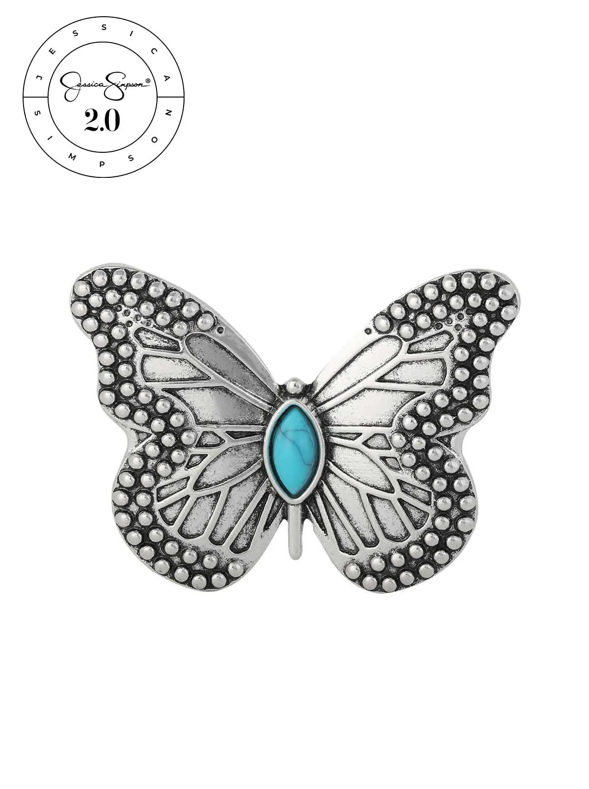 Jessica Simpson 2.0 Butterfly Turquoise Brooch sold by Jessica Simpson