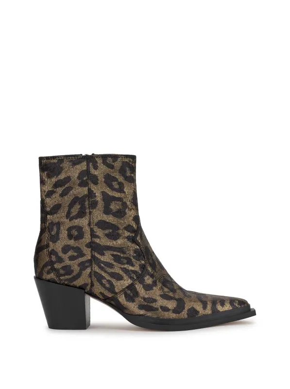 Helvona Western Bootie in Leopard sold by Jessica Simpson