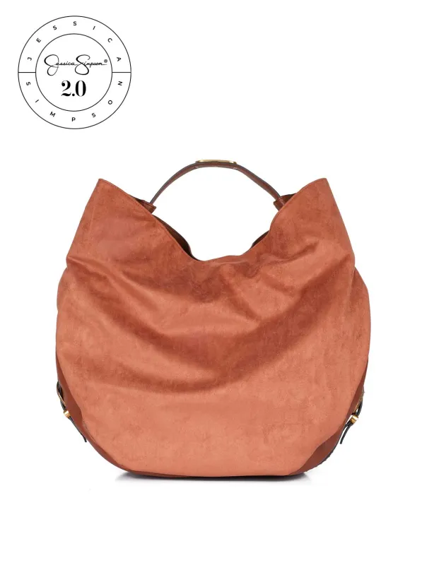 Jessica Simpson 2.0 Jordyn Large Hobo in Golden Oak sold by Jessica Simpson