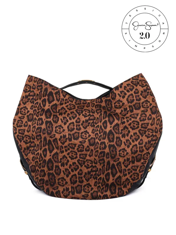 Jessica Simpson 2.0 Jordyn Large Hobo in Leopard sold by Jessica Simpson
