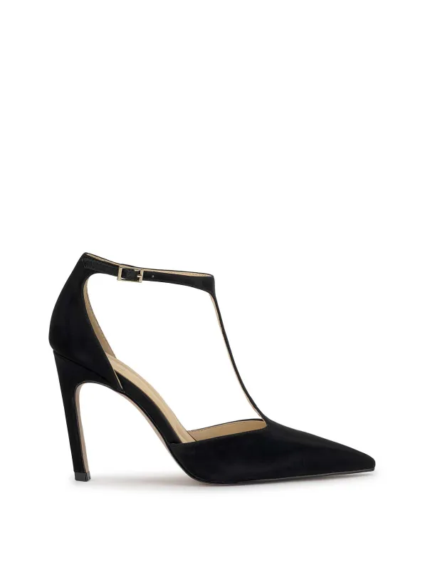 Willna T-Strap Pump in Black sold by Jessica Simpson